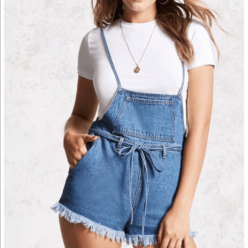 Forever21 overall shorts